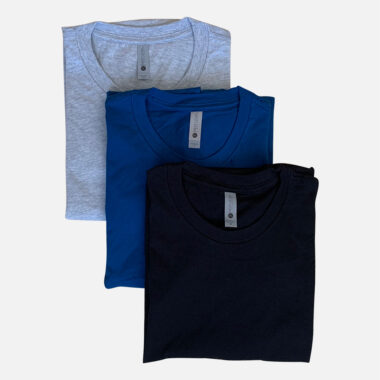 Premium NEXT LEVEL Blank Three T-Shirts Unwrapped